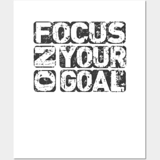 focus on your goal - Focus On Your Goal SVG,  Shirt Design -Tee Design- best motivational tshirt Posters and Art